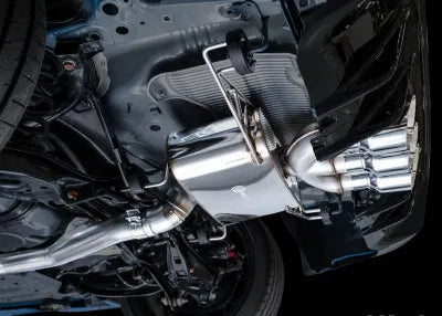 AWE Tuning Touring Edition Exhaust | 3" Diameter | 4.5" Triple Chrome Silver Tips Honda Civic Type R 2023-2025 - 3015-52287