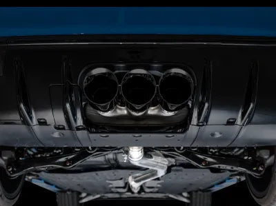 AWE Tuning Touring Edition Exhaust | 3" Diameter | 4.5" Triple Diamond Black Tips Honda Civic Type R 2023-2025 - 3015-53287