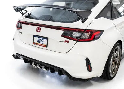 AWE Tuning Track Edition Exhaust | 3" Diameter | 4.5" Triple Chrome Silver Tips Honda Civic Type R 2023-2025 - 3020-52287