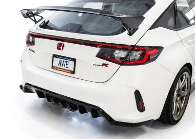 AWE Tuning Track Edition Exhaust | 3" Diameter | Triple Diamond Black Tips Honda Civic Type R 2023-2025 - 3020-53287