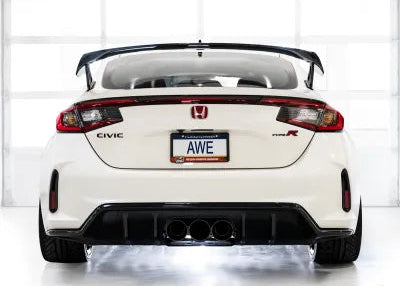 AWE Tuning Track Edition Exhaust | 3" Diameter | Triple Diamond Black Tips Honda Civic Type R 2023-2025 - 3020-53287