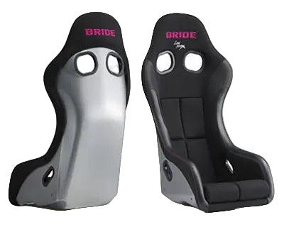 Bride Black FRP Silver Shell Zeta IV Veria Bucket Seat - HA1VSF