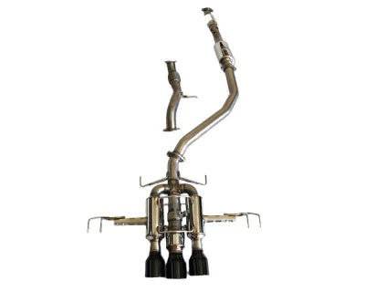 Invidia R400 Full Catback Exhaust w/ Black Tip Honda Civic Type-R 2022+ - HS22CTRFGM3SBL