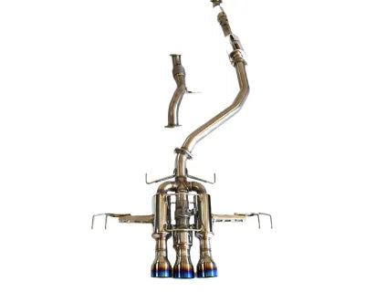 Invidia R400 Full Catback Exhaust w/ Titanium Tip Honda Civic Type-R 2022+ - HS22CTRFGM3STL
