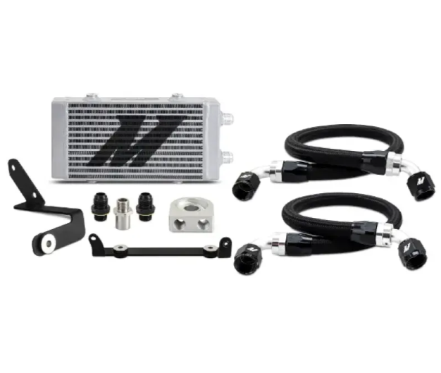 Mishimoto Oil Cooler Kit Toyota GR Corolla 2023-2024 - Non-Thermostatic Silver