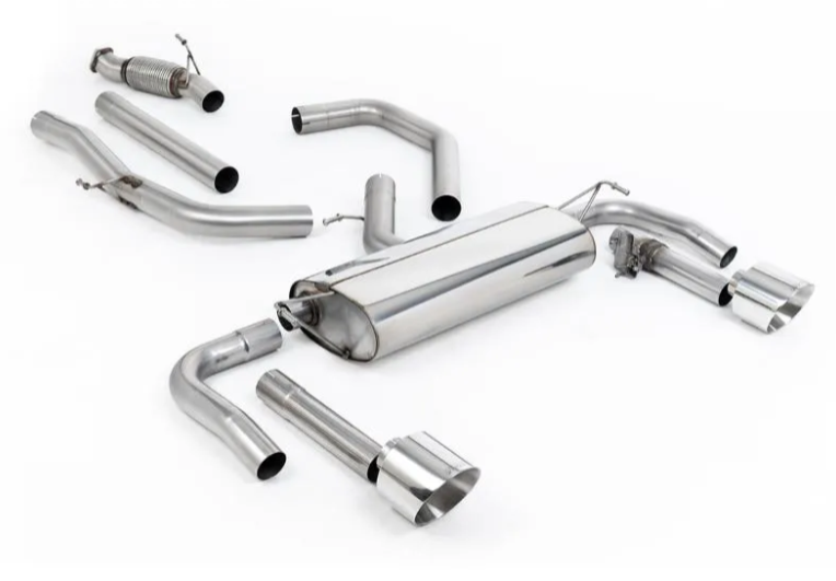 Milltek Non Resonated Valved Catback Exhaust for 2021-2026 Hyundai Kia Elantra N 2.0L Turbo