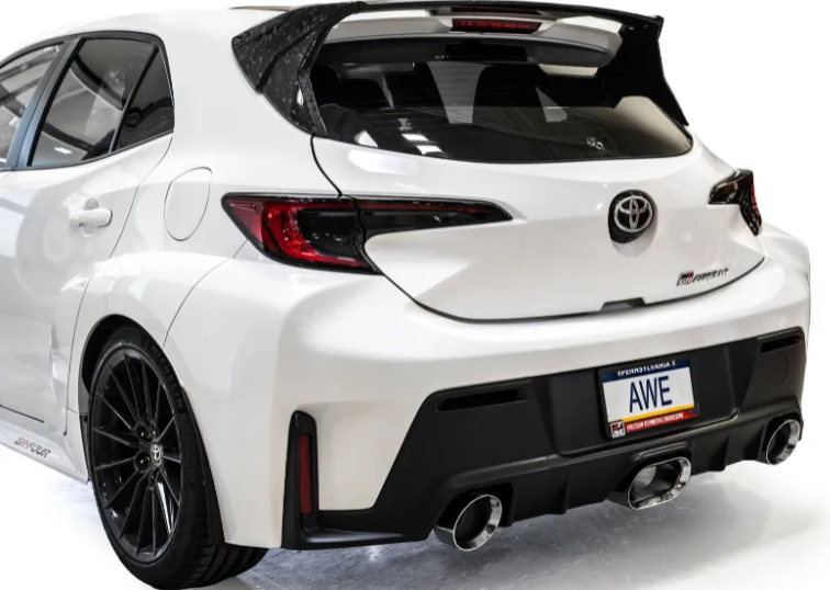 AWE Tuning Touring Edition Exhaust | Chrome Silver Tips Toyota GR Corolla 2023-2025