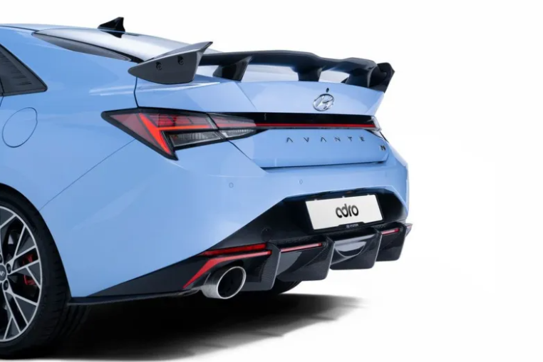 ADRO USA Carbon Fiber Rear Diffuser Hyundai Elantra N 2022-2023