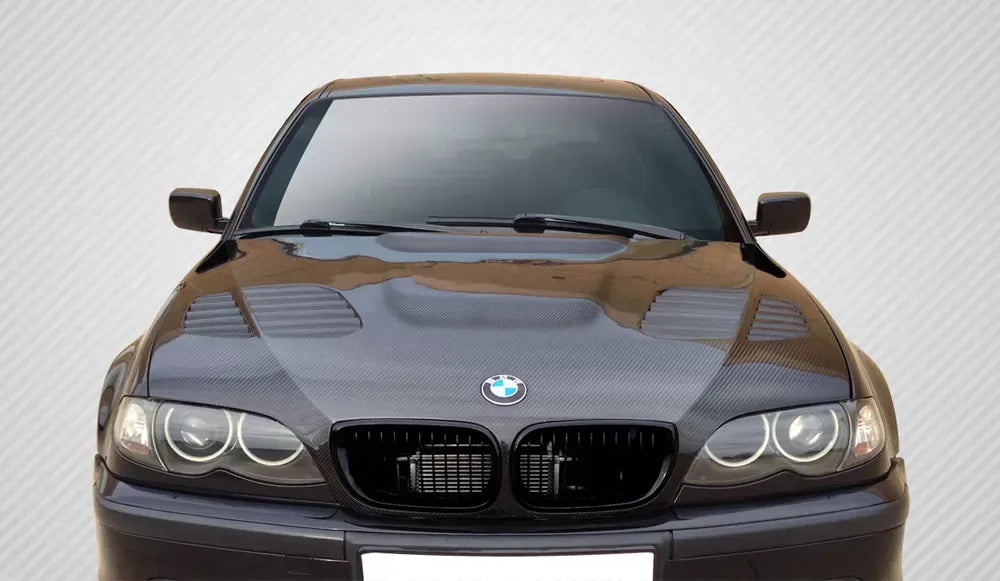 2002-2005 BMW E46 3 Series 4-Door DriTech Carbon Fiber GTR Hood