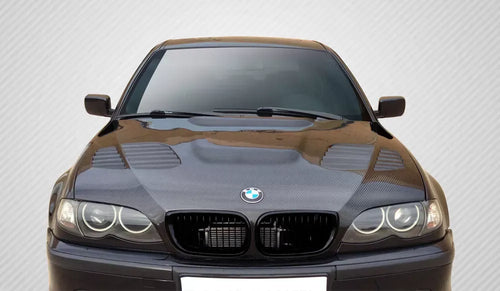 2002-2005 BMW E46 3 Series 4-Door DriTech Carbon Fiber GTR Hood