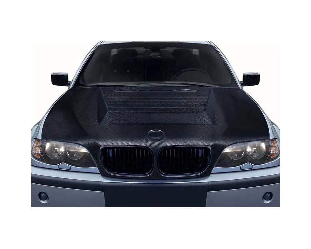 BMW E46 3 Series 4-Door Carbon Creations D-1 Performance Hood Lightweight UV Protection
