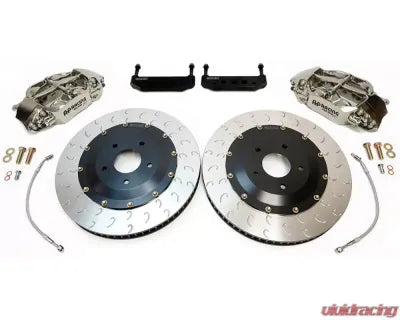 AP Racing Essex Radi-CAL 4-Piston Rear Competition Brake Kit Mustang S550