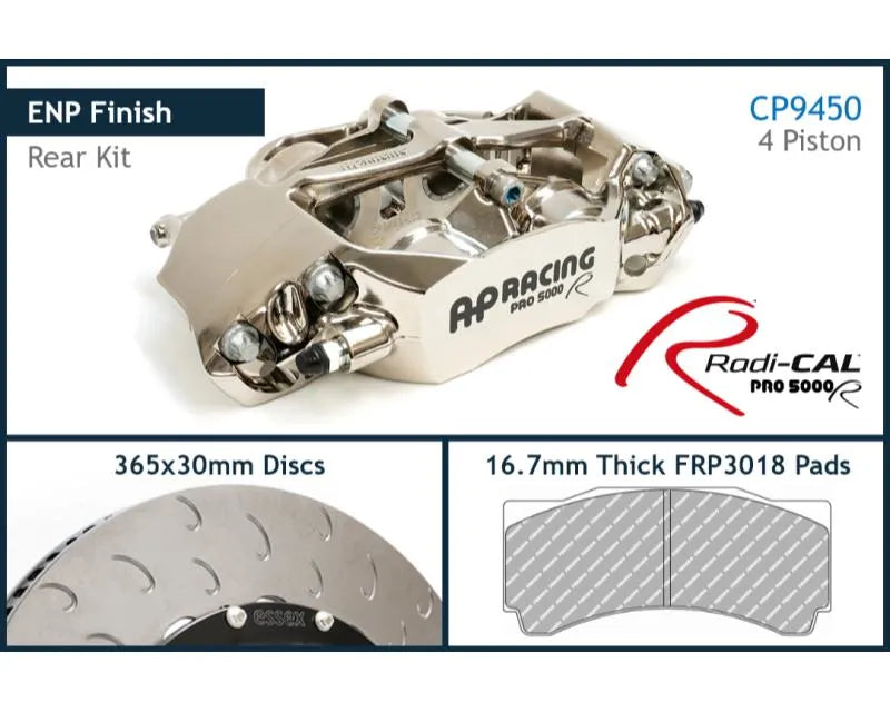 Essex AP Racing Radi-CAL ENP Competition Rear Brake Kit Toyota GR Supra