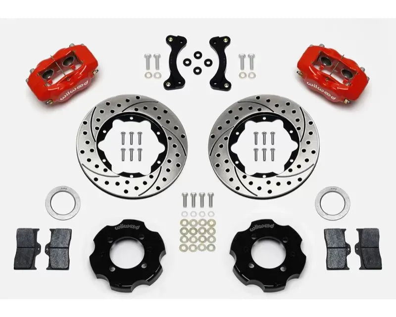 Wilwood Dynalite Big Brake Kit 11in Red Mazda Miata 1995
