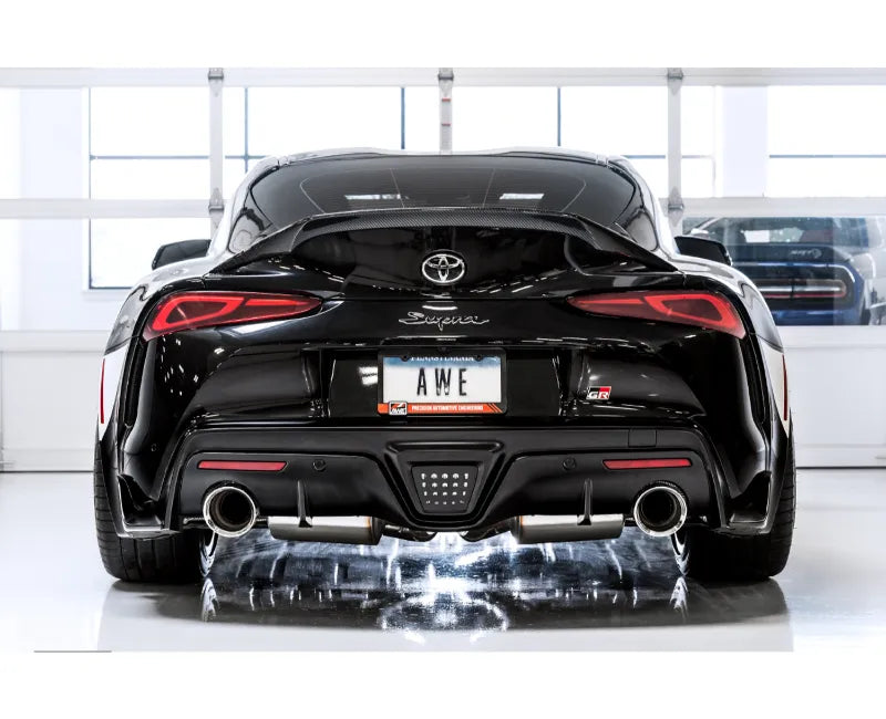 AWE Resonated Touring Exhaust for Toyota GR Supra, 3-inch Dual Chrome Tips