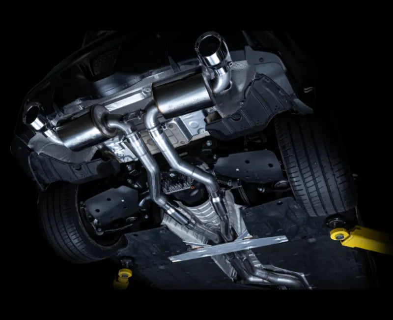AWE Resonated Touring Exhaust for Toyota GR Supra, 3-inch Dual Chrome Tips