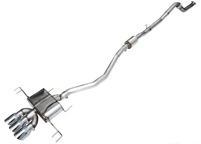 AWE Tuning Touring Edition Exhaust | 3" Diameter | 4.5" Triple Chrome Silver Tips Honda Civic Type R 2023-2025 - 3015-52287