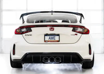 AWE Tuning Touring Edition Exhaust | 3" Diameter | 4.5" Triple Chrome Silver Tips Honda Civic Type R 2023-2025 - 3015-52287