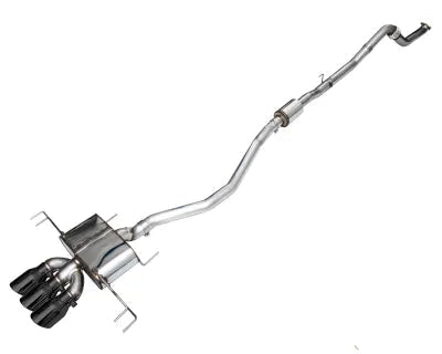 AWE Tuning Touring Edition Exhaust | 3" Diameter | 4.5" Triple Diamond Black Tips Honda Civic Type R 2023-2025 - 3015-53287