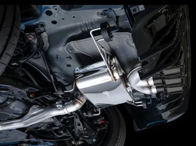 AWE Tuning Touring Edition Exhaust | 3" Diameter | 4.5" Triple Diamond Black Tips Honda Civic Type R 2023-2025 - 3015-53287