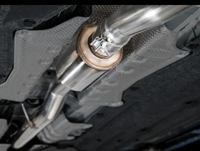 AWE Tuning Touring Edition Exhaust | 3" Diameter | 4.5" Triple Diamond Black Tips Honda Civic Type R 2023-2025 - 3015-53287