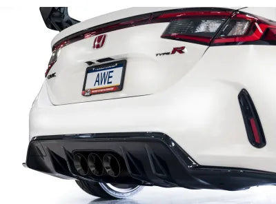 AWE Tuning Touring Edition Exhaust | 3" Diameter | 4.5" Triple Diamond Black Tips Honda Civic Type R 2023-2025 - 3015-53287