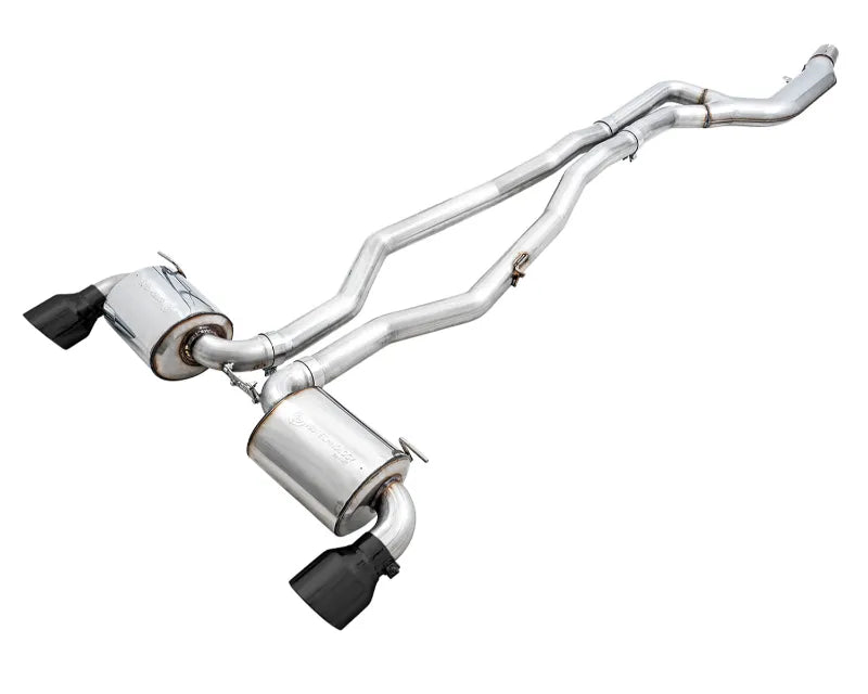 AWE Tuning Supra Non-Resonated Touring Exhaust with Diamond Black Tips
