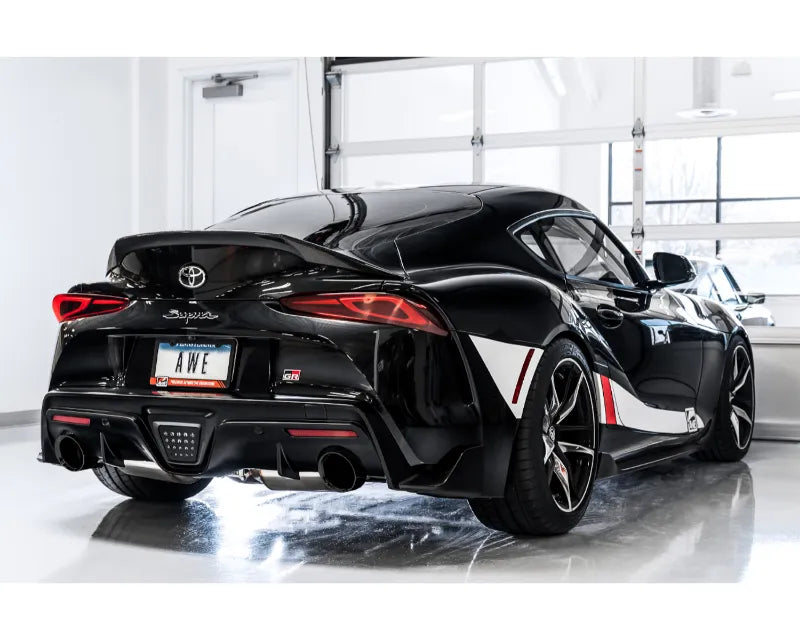 AWE Tuning Supra Non-Resonated Touring Exhaust with Diamond Black Tips