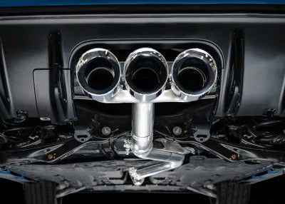 AWE Tuning Track Edition Exhaust | 3" Diameter | 4.5" Triple Chrome Silver Tips Honda Civic Type R 2023-2025 - 3020-52287