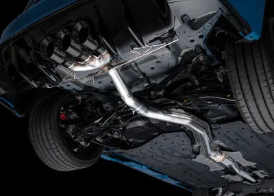 AWE Tuning Track Edition Exhaust | 3" Diameter | Triple Diamond Black Tips Honda Civic Type R 2023-2025 - 3020-53287