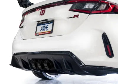 AWE Tuning Track Edition Exhaust | 3" Diameter | Triple Diamond Black Tips Honda Civic Type R 2023-2025 - 3020-53287
