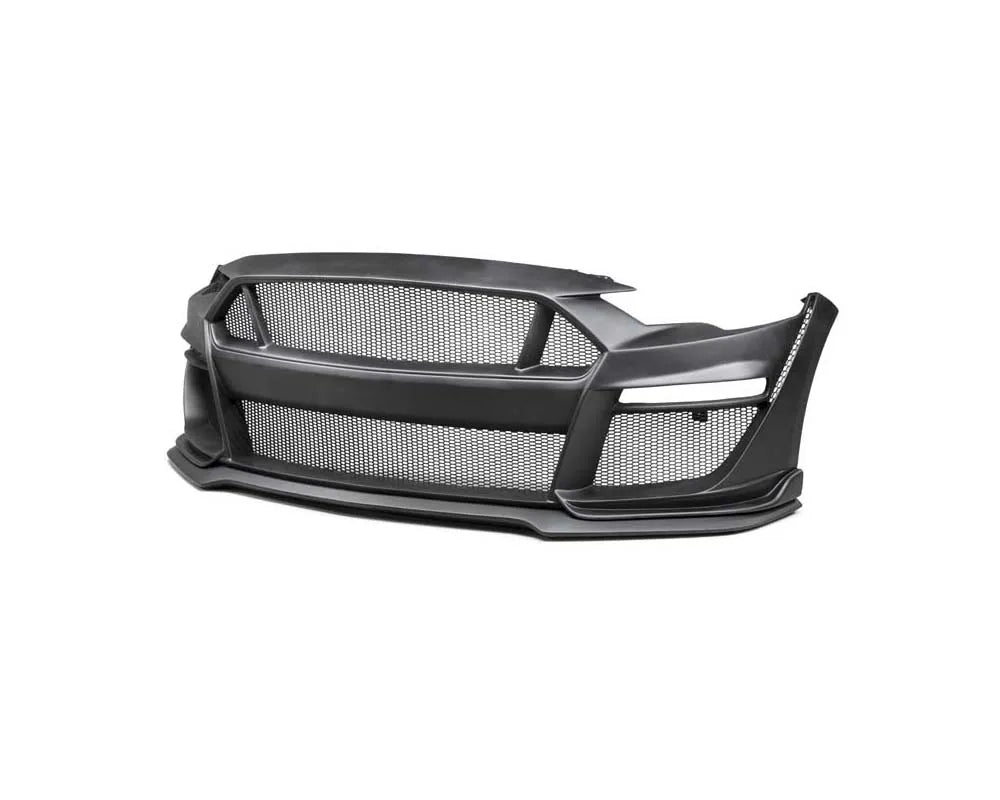 Anderson Composites Type-ST Fiberglass Front Bumper Lip Kit Ford Mustang 2018-2023