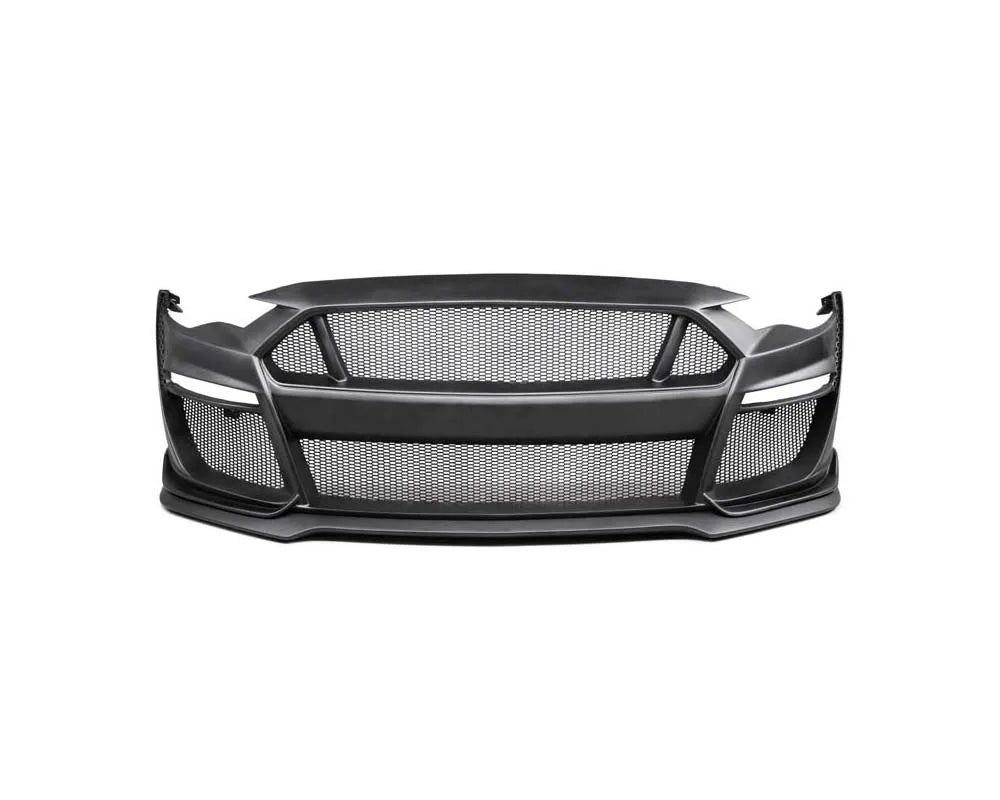 Anderson Composites Type-ST Fiberglass Front Bumper Lip Kit Ford Mustang 2018-2023