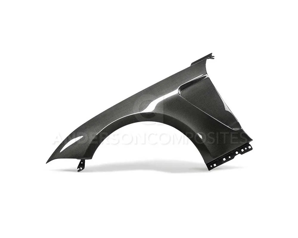 Anderson Composites Mustang GT350 Style Carbon Fiber Vented Wide Fenders 2015-2023