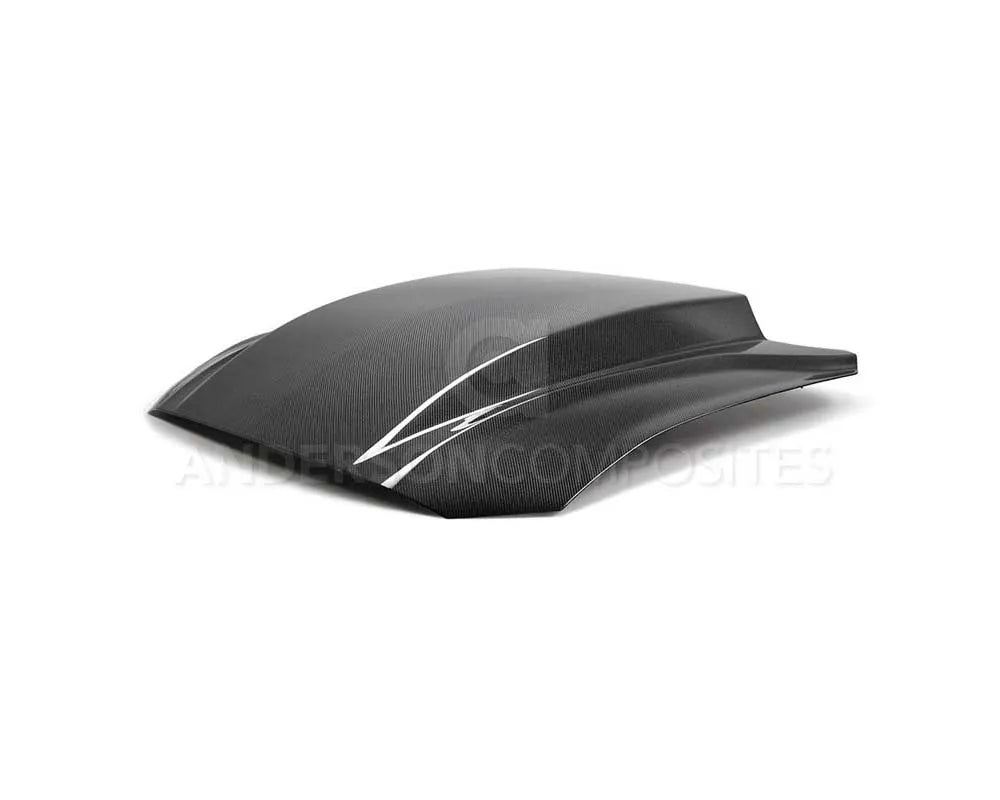 Performance Type-CJ Double-Sided Carbon Fiber Hood for Ford Mustang 2018-2023