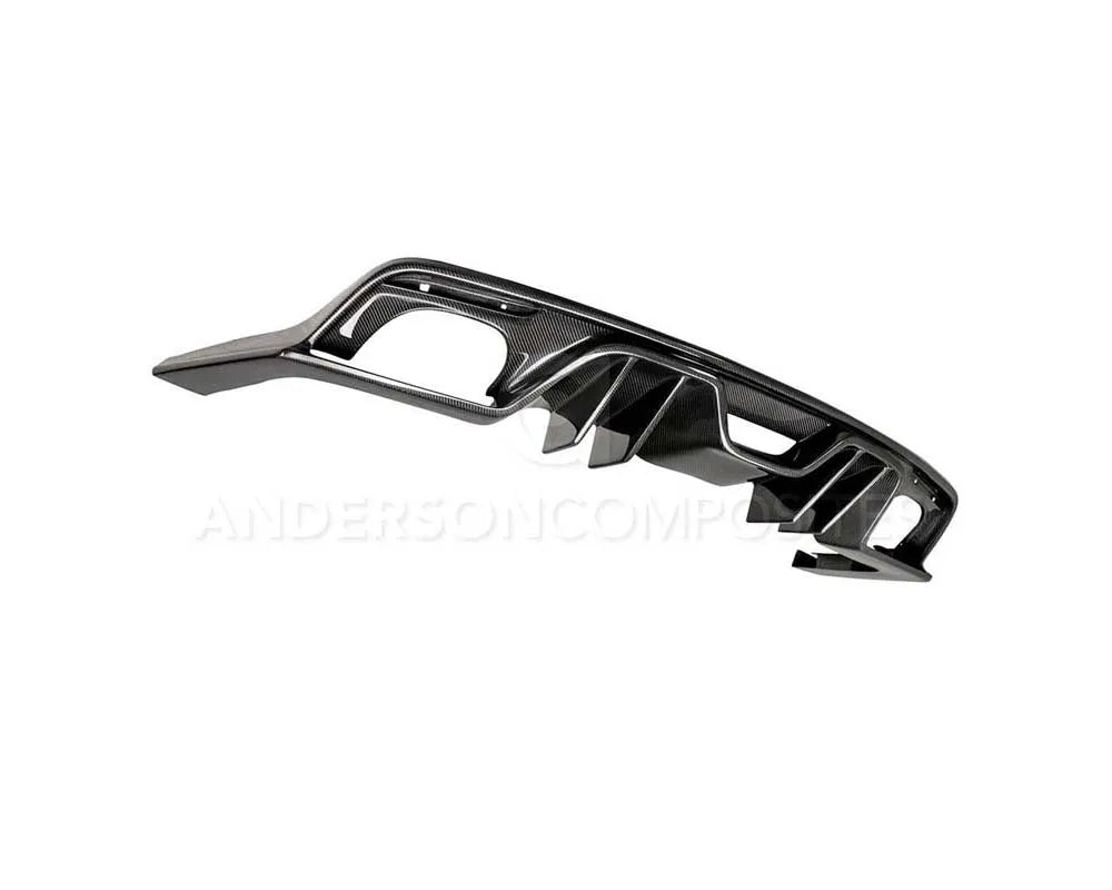Enhance Mustang GT EcoBoost with Carbon Fiber Quad Tip Rear Diffuser