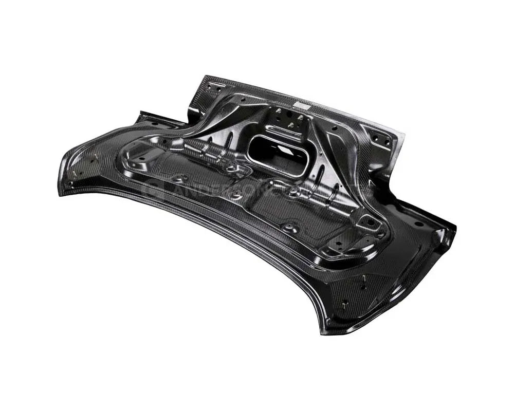 Lightweight Carbon Fiber Type-ST Decklid for Ford Mustang 2015-2023 - Gloss Finish