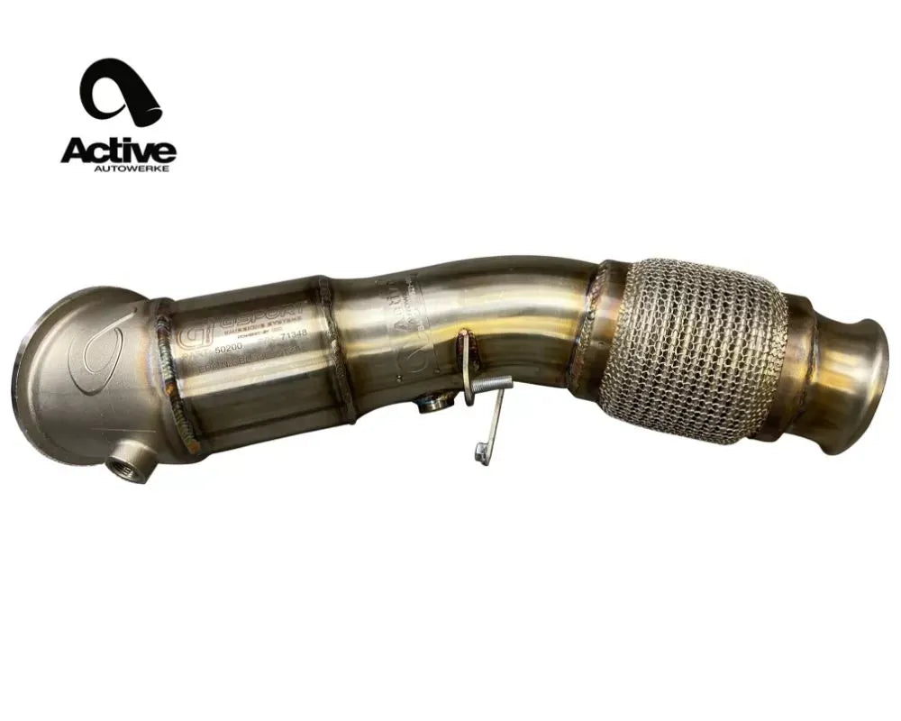 Active Autowerkes A91 Toyota Supra Downpipe with GESI G-Sport Cat