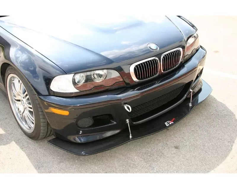 APR Performance E46 M3 Carbon Fiber Front Wind Splitter Reduces Lift