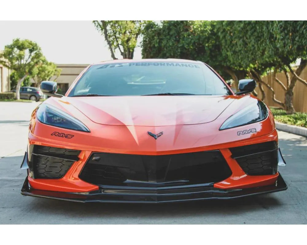 APR Performance Carbon Fiber Front Bumper Center Bezels Corvette C8 2020+