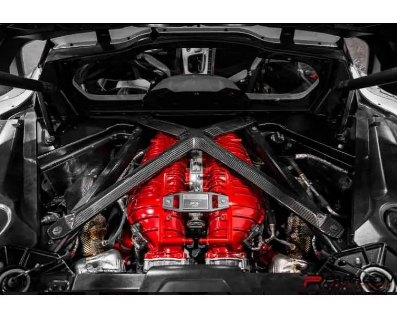 Paragon Performance C8 Corvette Carbon Fiber X-Brace: Ultimate Chassis Rigidity