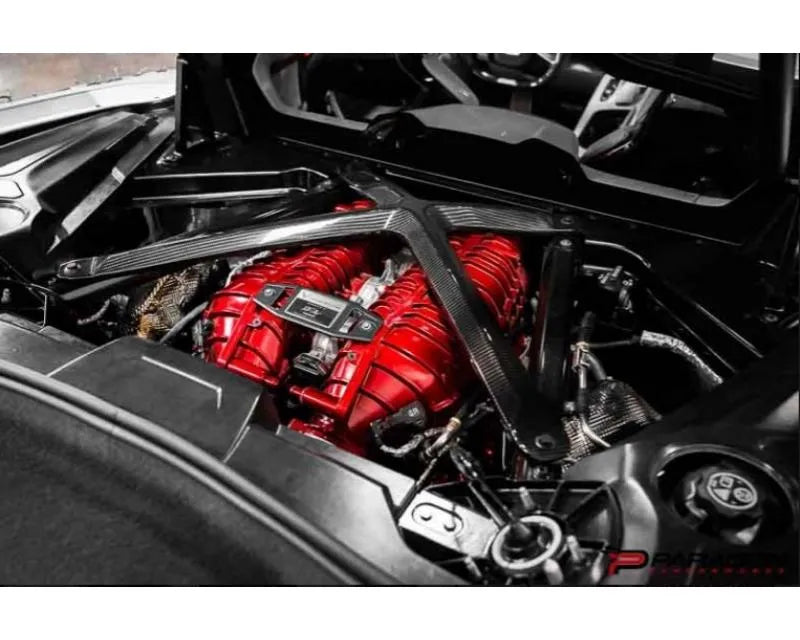 Paragon Performance C8 Corvette Carbon Fiber X-Brace: Ultimate Chassis Rigidity