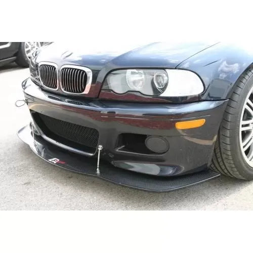 APR Performance E46 M3 Carbon Fiber Front Wind Splitter Reduces Lift