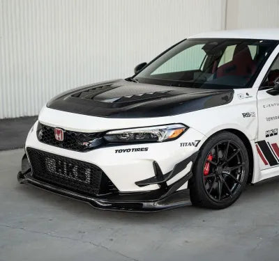 Seibon Carbon Fiber Front Bumper Canards Honda Civic Type-R Base 2023-2025 - FBC23HDCVR
