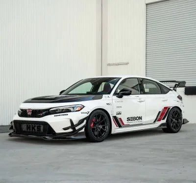Seibon Carbon Fiber Front Bumper Canards Honda Civic Type-R Base 2023-2025 - FBC23HDCVR