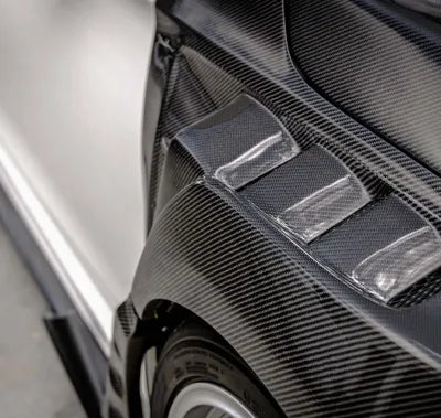 Seibon MB-Style Carbon Fiber Fenders Honda Civic Type-R Base 2023-2025 - FF23HDCVR-MB