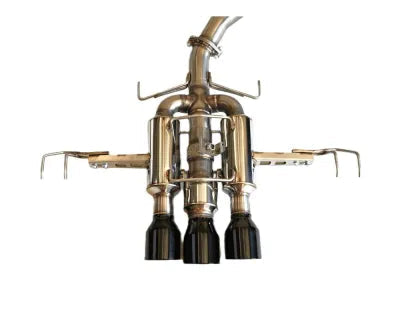 Invidia R400 Full Catback Exhaust w/ Black Tip Honda Civic Type-R 2022+ - HS22CTRFGM3SBL