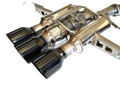 Invidia R400 Full Catback Exhaust w/ Black Tip Honda Civic Type-R 2022+ - HS22CTRFGM3SBL