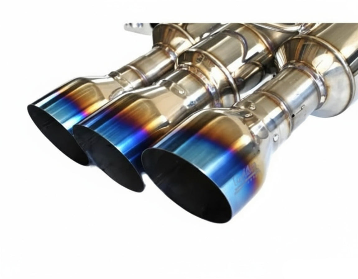 Invidia R400 Full Catback Exhaust w/ Titanium Tip Honda Civic Type-R 2022+ - HS22CTRFGM3STL