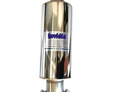 Invidia R400 Full Catback Exhaust w/ Titanium Tip Honda Civic Type-R 2022+ - HS22CTRFGM3STL